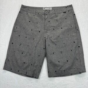 Travis Mathew Golf‎ Shorts Bird Print Lightweight Casual Shorts Size 30